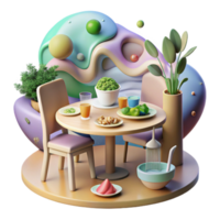 impressive vintage Eco Friendly Dining Practices Transparent Background Sustainable Cuisine original png