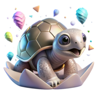 magnificent classic Cutout of Turtle Hatchling Crawling Towards Artificial Light genuine png