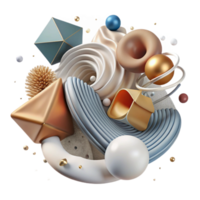 extraordinary contemporary Abstract Teamwork Success Graph Isolated Element exclusive png