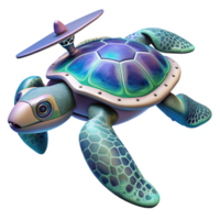 impressive minimalist Drone Monitoring Hawksbill Turtle Nest Transparent Background original png