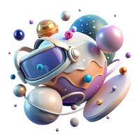 impressive traditional Exploring Outer Space in Vr Transparent authentic png