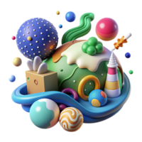 impressive modern Educating About Climate Change and Hibernation Isolated Colorful Graphics exclusive png