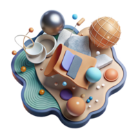 extraordinary vintage Environmental Monitoring Top View Transparent Background high resolution png