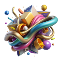 extraordinary contemporary Abstract Graffiti Brushstroke Isolated with Expressive Strokes original png