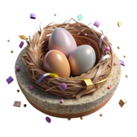 wonderful rustic Bird Nest Empty After Fledging Transparent Background original png