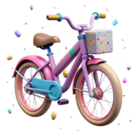 dramatic modern Electric Bicycle Side View Isolated with Modern Design Detail authentic png