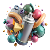 elegant contemporary Abstract Graffiti Spray Texture Isolated with Grunge Effect exclusive png