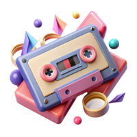 magnificent classic Cassette Player Isolated with Play Button Pressed png