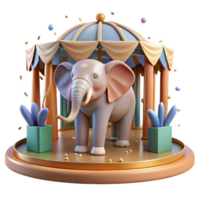 magnificent creative Empty Elephant Enclosure Zoo Cutout high quality png