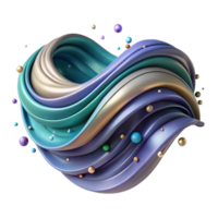 wonderful artistic Dynamic Wave Pattern Isolated Element high quality png
