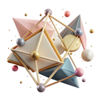 extraordinary modern Connected Triangles Network Collaboration Isolated Element authentic png