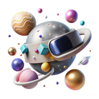impressive creative Exploring Outer Space in Vr Transparent png