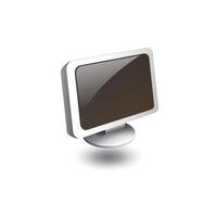 Computer with white Background vector