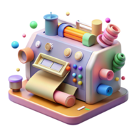 wonderful traditional Digital Printing Machine Control Panel Transparent Background professional png