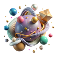 beautiful artistic Abstract Particle Effects Animation Isolated detailed png