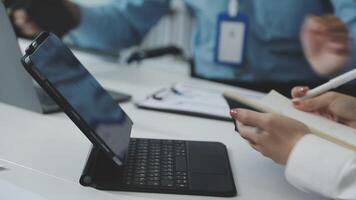 A person is using a tablet computer with a pen video