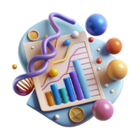 beautiful abstract Genetic Variation Chart Transparent Element exclusive png