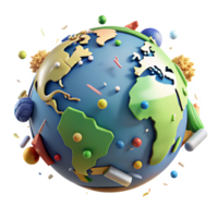 magnificent abstract Global Map Environmental Issues Transparent Background high resolution png