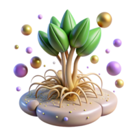 dramatic rustic Ai Identifying Endangered Plant Species Isolated high resolution png