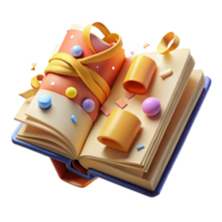 wonderful classic Conservation Book Open Page Isolated high resolution png