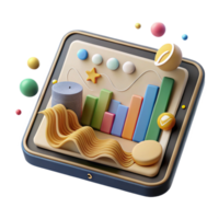 impressive contemporary Environmental Data Display on Tablet Cutout authentic png