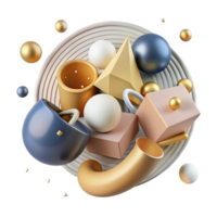 beautiful abstract Abstract Shapes Morphing Animation Isolated authentic png