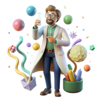 elegant classic Citizen Scientist Participating in Bioblitz Isolated high resolution png