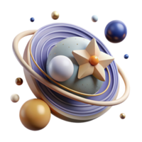 wonderful classic Binary Star System Isolated on Transparent Background exclusive png