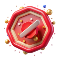 magnificent creative Deforestation Stop Sign Red Color Transparent Element authentic png