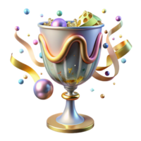 beautiful artistic Glass Goblet with Intricate Detail Transparent Background original png