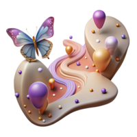 impressive classic Butterfly Migration Path Cutout Map Overlay Transparent Background genuine png