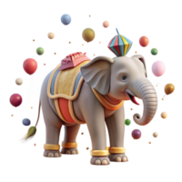 extraordinary artistic Ai Tracking Elephant Migration Routes Transparent Background professional png