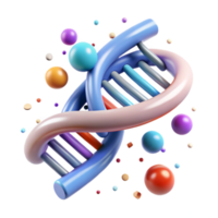stunning abstract Dna Double Helix Molecular Structure Isolated genuine png