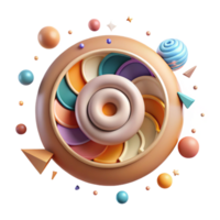 extraordinary vintage Animated Loading Spinner Circle Isolated authentic png