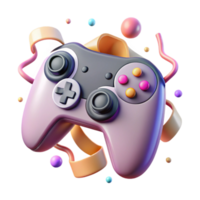 dramatic minimalist Classic Game Controller Cutout on Transparent Background authentic png