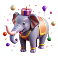dramatic abstract Ai Tracking Elephant Herd Movement Transparent original png