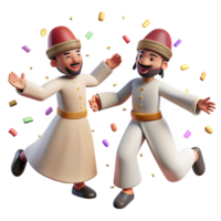 wonderful abstract Dabke Dancers Linked Hands Isolated Element original png