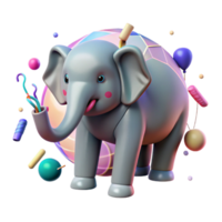 stunning artistic Elephant Artificial Insemination Procedure Isolated authentic png