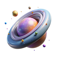 impressive classic Distant Quasar Isolated on Transparent Background authentic png