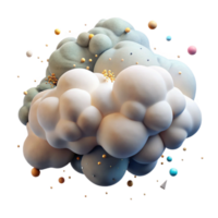 extraordinary contemporary Billowing Cumulus Clouds Isolated Element high quality png