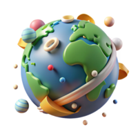 serene minimalist Climate Change Infographic Isolated with Data Charts authentic png