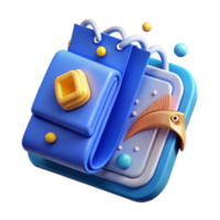 extraordinary rustic Fishing Regulations Icon Blue Isolated on Transparent Background high quality png