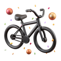extraordinary rustic Bicycle Icon Simple Black Isolated detailed png