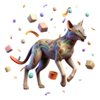 magnificent contemporary Computer Generated Animation of Animal Movement Realistic Motion Transparent Background high resolution png