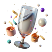 wonderful creative Empty Glass Clear Transparent Cutout Element png