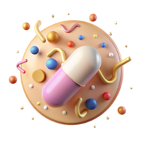 stunning abstract Antiviral Medication Icon Transparent Background high resolution png