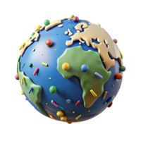 elegant traditional Classroom with Globe and Maps Cutout detailed png