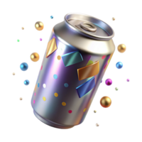 magnificent abstract Empty Aluminum Can Ready for Recycling Transparent Background authentic png