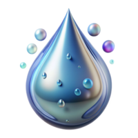 impressive creative Clean Water Drop Close Up Transparent Element detailed png