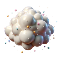 impressive rustic Cloud Texture Soft White Transparent Background authentic png